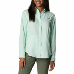Columbia Women's PFG Tamiami II Long-Sleeve Omni-Shade Shirt -Hang Time Shop 1275701 380 f preview download