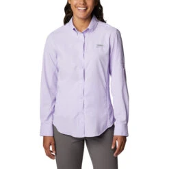 Columbia Women's PFG Tamiami II Long-Sleeve Omni-Shade Shirt -Hang Time Shop 1275701 505 f
