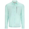 Simms Men's Intruder BiComp Fishing Long-Sleeve Shirt -Hang Time Shop 13647 Seabreeze