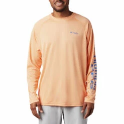 Columbia Men's PFG Terminal Tackle Heather Long-Sleeve Shirt -Hang Time Shop 1709421 873 f preview download