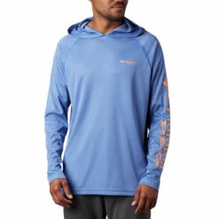Columbia Men's PFG Terminal Tackle Heather Hoodie -Hang Time Shop 1831551 489 f preview download