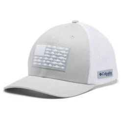 Columbia Men's PFG Mesh Fish Flag Ball Cap - High Crown -Hang Time Shop 1836811 024 f