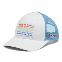 Columbia Men's PFG Mesh Snap Back Fish Flag Ball Cap -Hang Time Shop 1837003 104 f preview download