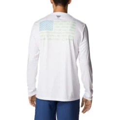 Columbia Men's Terminal Tackle PFG Fish Flag Long-Sleeve Shirt -Hang Time Shop 1872661 109 b5B15D