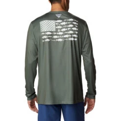 Columbia Men's Terminal Tackle PFG Fish Flag Long-Sleeve Shirt -Hang Time Shop 1872661 316 b5B15D