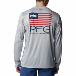 Columbia Men's PFG Terminal Tackle Fish Star Long-Sleeve Shirt -Hang Time Shop 2033171 020 b om preview download