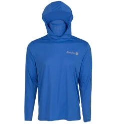 Bimini Bay Men's Hatteras Hoodie With Gaiter And Bloodguard Plus -Hang Time Shop 27200 Regattablue