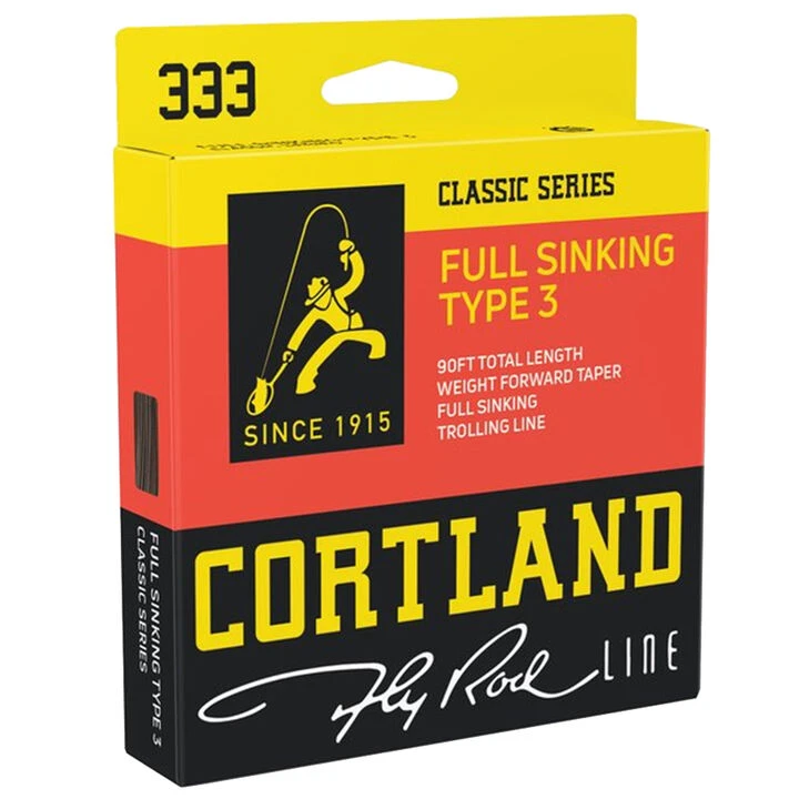 Cortland 333 Classic Full Sinking Type 3 Fly Line 3 Cortland 333 Classic Full Sinking Type 3 Fly Line