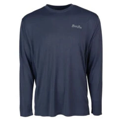 Bimini Bay Men's Cabo Crew V Long-Sleeve Shirt With BloodGuard Plus -Hang Time Shop Bimini Bay Cabo Crew Grisalle 1