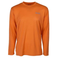 Bimini Bay Men's Cabo Crew V Long-Sleeve Shirt With BloodGuard Plus -Hang Time Shop Bimini Bay Cabo Crew Mandarin 1