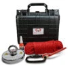 Brute Magnetics Brute Box 1200 Lb. Magnet Fishing Kit 2 Brute Magnetics Brute Box 1200 Lb. Magnet Fishing Kit -Hang Time Shop Brute Box 1200lb Magnet Fishing Bundle