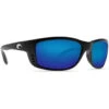 Costa Del Mar Zane Glass Lens Polarized Sunglasses 1 Costa Del Mar Zane Glass Lens Polarized Sunglasses -Hang Time Shop CDM zn11 Matte Black Blue Mirror 1