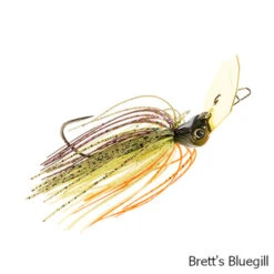 Z-Man ChatterBait JackHammer Bladed Jig Lure -Hang Time Shop ChatterBait JackHammer Bladed Jig Lure Brett Bluegill