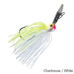 Z-Man ChatterBait JackHammer Bladed Jig Lure -Hang Time Shop ChatterBait JackHammer Bladed Jig Lure Chart White