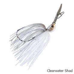 Z-Man ChatterBait JackHammer Bladed Jig Lure -Hang Time Shop ChatterBait JackHammer Bladed Jig Lure Clearwater