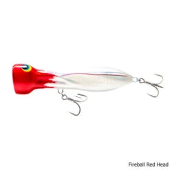 Nomad Design Chug Norris 95mm Popper Lure -Hang Time Shop Chug Norris 95mm Popper Lure Fireball