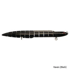 Daddy Mac Viper Eel 12" Saltwater Lure -Hang Time Shop DADDMVE12 Viper Eel 12in Saltwater Lure Raven