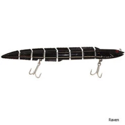 Daddy Mac Viper Eel 6" Lure -Hang Time Shop DADDMVE6 Viper Eel 6in Lure Raven