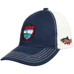 Maine Inland Fisheries And Wildlife Men's Trout Snapback Trucker Hat