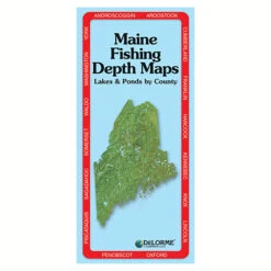 DeLorme Maine Fishing Depth Map