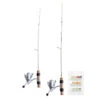 Eagle Claw Double Down Ice Fishing Combo W/ 2 Combos & Jig Kit -Hang Time Shop Double Down Ice Fishing Combo w 2 Combos Jig Kit