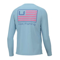 Huk Men's Huk & Bars Graphic Pursuit Long-Sleeve Shirt