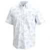 Huk Men's Moon Kona Palm Wash Print Button-Down Short-Sleeve Shirt -Hang Time Shop H1500160 100 F 1800x1800