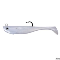 Hogy Harness Pro Tail 9" Pre-Rigged Soft Bait Lure -Hang Time Shop Harness Pro Tail 9in Pre Rigged Soft Bait Lure Bone