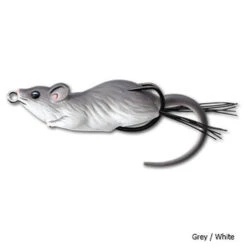 LiveTarget Field Mouse Hollow Body Lure -Hang Time Shop KOPMHB60T LiveTarget Field Mouse Hollow Lure Grey