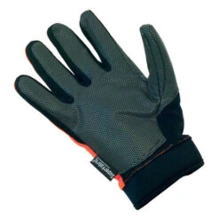 Lindy Fish Handling Glove -Hang Time Shop LindyFishHandlingGlove Orange Palm 1