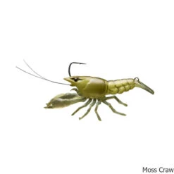 LiveTarget Live Craw Finesse Bait Lure -Hang Time Shop LiveTarget Live Craw Finesse Bait Lure Moss Craw