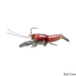 LiveTarget Live Craw Finesse Bait Lure -Hang Time Shop LiveTarget Live Craw Finesse Bait Lure Red Craw