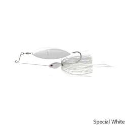 Molix Lover Short Arm Spinnerbait Lure -Hang Time Shop Lover Short Arm Spinnerbait Lure Special White