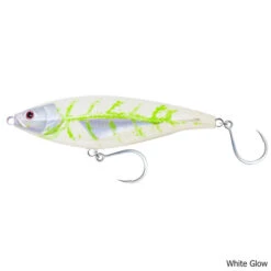 Nomad Design Madscad 115mm Saltwater Sinking Lure -Hang Time Shop Madscad 115mm Saltwater Sinking Lure White