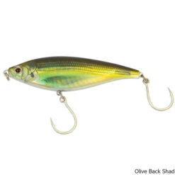 Nomad Design Madscad 90 AT Slow Sinking Saltwater Lure -Hang Time Shop Madscad 90 AT Slow Sinking SW Lure Olive Back