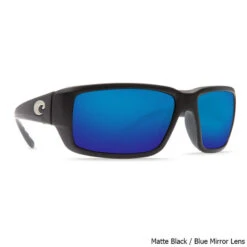 Costa Del Mar Fantail Glass Lens Polarized Sunglasses -Hang Time Shop Mens Fantail Glass Lens Polarized Sunglasses Blue