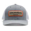 Grundéns Men's We Are Fishing Trucker Hat 1 Grundéns Men's We Are Fishing Trucker Hat -Hang Time Shop Mens We Are Fishing Trucker Hat Grey White