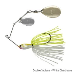 Molix Muscle Ant Spinnerbait Lure -Hang Time Shop Muscle Ant Spinnerbait Lure DI White Chart