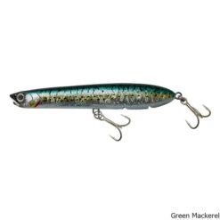 Savage Gear Panic Pencil Popper Saltwater Lure -Hang Time Shop Panic Pencil Popper Saltwater Lure Green Mack