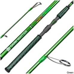 Dark Matter Psychedelic Inshore Spinning Rod -Hang Time Shop Psychedelic Inshore Spinning Rod Green