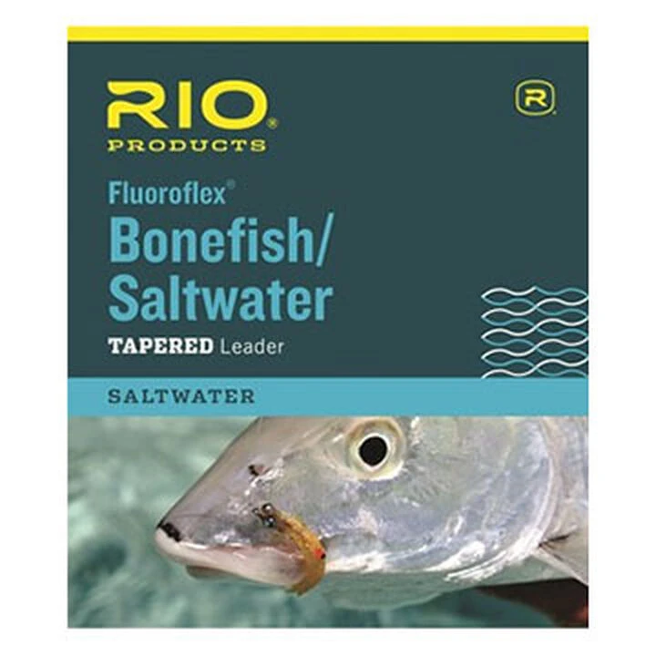 RIO Fluoroflex Bonefish / Saltwater Leader - 9 Ft. 3 RIO Fluoroflex Bonefish / Saltwater Leader - 9 Ft.
