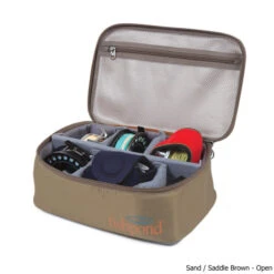 Fishpond Ripple Reel Case -Hang Time Shop Ripple Reel Case Sand Open