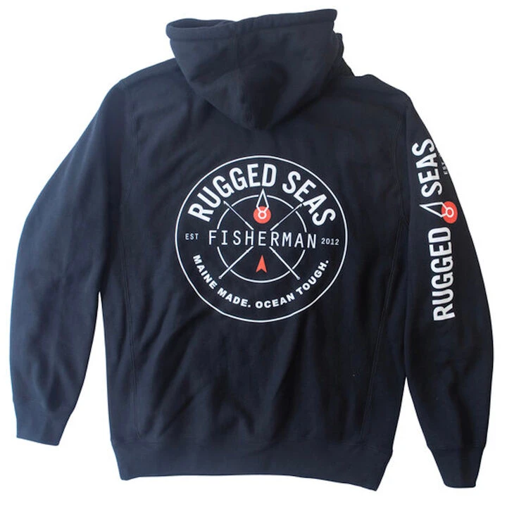 Rugged Seas Men's 2020 Gulf Of Maine Fisherman Hoodie - Image 3