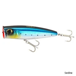 Yo-Zuri Hydro Popper Floating Saltwater Lure -Hang Time Shop SEFR1152 Hydro Popper Floating Saltwater Lure Sard