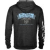 Salt Life Men's Anything With Fins Zip Up Hoodie -Hang Time Shop SL Anything with Fins Sweatshirt Black Snow