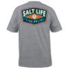 Salt Life Men's Concealed Badge Short-Sleeve T-Shirt -Hang Time Shop SL Concealed Badge Tee Athletic Heather