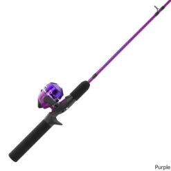 Zebco Splash Jr. Spincast Combo -Hang Time Shop Splash Jr Spincast Combo Purple