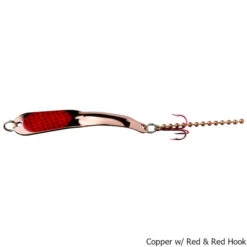 Iron Decoy Steely #5 Spoon Lure -Hang Time Shop Steely No5 Spoon Lure Copper Red