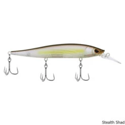 Berkley Stunna Jerkbait Lure -Hang Time Shop Stunna Jerkbait Lure Stealth Shad