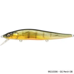 Megabass Vision Oneten Jerkbait Lure -Hang Time Shop VISION ONETEN GG PERCH OBTxt